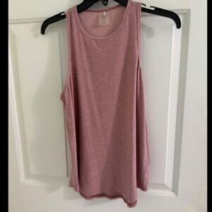 Calia by Carrie Underwood Blush Pink Heathered Tank Top Size M EUC